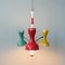 Three Shade Diabolo Pendant Lamp, 1950s 13