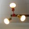 Three Shade Diabolo Pendant Lamp, 1950s, Image 15