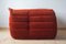 Fauteuil Togo Corduroy Ambre, Chaise d'Angle et Canapé 2 Places par Michel Ducaroy pour Ligne Roset, Set de 3 7