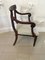 Antique Carved Mahogany Desk Chair, Image 6