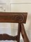 Antique Carved Mahogany Desk Chair 12