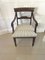 Antique Carved Mahogany Desk Chair, Image 1