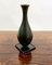 Art Deco Vase aus patinierter Bronze von GAB, 1930er 3