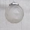 Art Geometric Etched Glass and Metal Art Deco Pendant Light 4