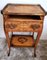 Louis XVI Style Nightstand in Walnut with Legs and Drawer 11