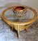 Art Deco Cherry Wood and Smooth Glass Coffee Table in the Style of Paolo Buffa, Image 15