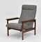 Mid-Century Guy Rogers Sessel mit neuem Bezug 1