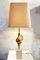 Gilt Bronze Shell and Marble Table Lamp from Maison Charles 5