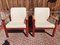 Danish Teak and Wool Easy Chairs, 1960s, Set of 2, Image 1