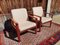 Danish Teak and Wool Easy Chairs, 1960s, Set of 2, Image 3