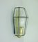 Mid-Century Geometric A 606 Wall Lamps in Glass and Brass from Glashütte Limburg, Set of 2 3