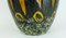 Jarrón Jarra nº 279-38 de cerámica esmaltada Fat Lava en negro, blanco y ocre de Scheurich, Imagen 4