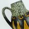 Fat Lava Glaze Ceramic No. 279-38 Jug Vase in Black, White & Ocher from Scheurich 9