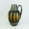 Fat Lava Glaze Ceramic No. 279-38 Jug Vase in Black, White & Ocher from Scheurich, Image 10