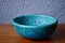 Cuenco de cerámica azul esmaltado, Imagen 1