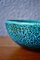 Enameled Blue Ceramic Bowl 5
