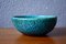 Enameled Blue Ceramic Bowl, Image 2