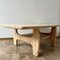 Grande Table Basse Mid-Century en Pin 2