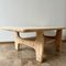 Large Mid-Century Danish Freeform Pine Coffee Table 2