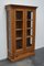 French Rustic Pine Bookcase Tableware Cabinet, 1930s 6