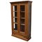 French Rustic Pine Bookcase Tableware Cabinet, 1930s 1