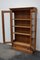 French Rustic Pine Bookcase Tableware Cabinet, 1930s 12