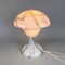 Vintage Mushroom Tischlampe aus marmoriertem Glas, 1930er 5