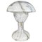 Vintage Marbled Glass Mushroom Table Lamp, 1930s 1