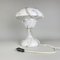 Lámpara de mesa hongo vintage de vidrio marmolado, años 30, Imagen 2
