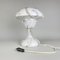 Vintage Marbled Glass Mushroom Table Lamp, 1930s, Image 2