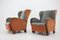 Grandes Chaises à Oreilles, Tchécoslovaquie, 1940s, Set de 2 5