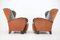 Large Wing Chairs, Czechoslovakia, 1940s, Set of 2 2