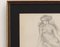 Guillaume Dulac, Portrait of Seated Nude, 1920s, Pencil Drawing, Framed, Image 3