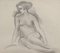 Guillaume Dulac, Portrait of Seated Nude, 1920s, Pencil Drawing, Framed, Image 4