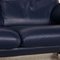 Blue Leather DS 10 Three-Seater Sofa from De Sede 4