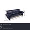 Blue Leather DS 10 Three-Seater Sofa from De Sede, Image 2