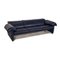 Blue Leather DS 10 Three-Seater Sofa from De Sede 3