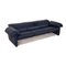Blue Leather DS 10 Three-Seater Sofa from De Sede 3