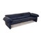 Blue Leather DS 10 Three-Seater Sofa from De Sede, Image 3