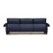 Blaues DS 10 Drei-Sitzer Ledersofa von De Sede 9