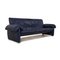 Blue Leather DS 10 Three-Seater Sofa from De Sede 7