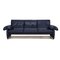 Blue Leather DS 10 Three-Seater Sofa from De Sede, Image 1