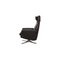 Black Leather Recliner Armchair from Intertime 10