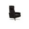 Black Leather Recliner Armchair from Intertime, Image 1