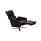 Black Leather Recliner Armchair from Intertime 3