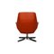 Orange Leather DS 144 Armchair from De Sede, Image 9