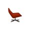 Orange Leather DS 144 Armchair from De Sede, Image 8