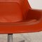 Orange Leather DS 144 Armchair from De Sede 3