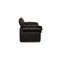 2-Seater Black Leather Sofa from De Sede 8