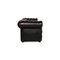 Black Leather Four Seater Chesterfield Sofa 8